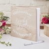 Livre d'or 'Just Married' - bois