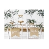Panneaux pour chaises 'Bride & Groom' - Jute