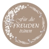 Aufkleber 'Für Deine Freudentränen - Vintage' DE