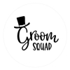 Aufkleber Set 'Groom Squad'