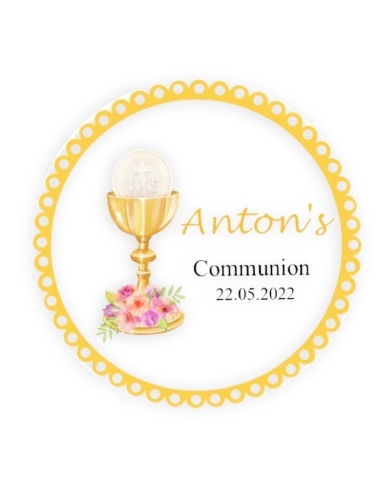 Aufkleber personalisiert 'Kelch'