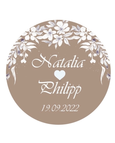 Aufkleber personalisiert 'Vintage'