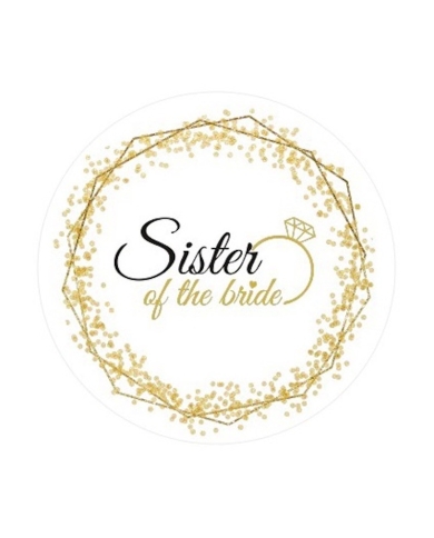 Aufkleber Set 'Bride Squad - gold'