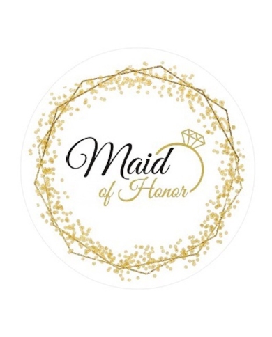 Set Autocollant 'Bride Squad - or'