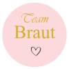 Aufkleber Set 'Team Braut'
