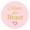 Aufkleber Set 'Team Braut'