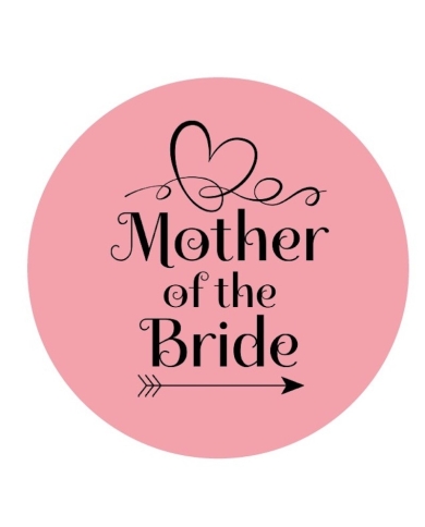 Aufkleber Set 'Team Bride - Heart'