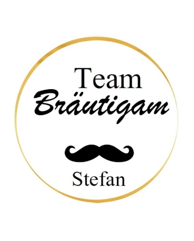 Set Autocollant 'Team Bräutigam' - personnalisé