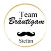 Set Autocollant 'Team Bräutigam' - personnalisé