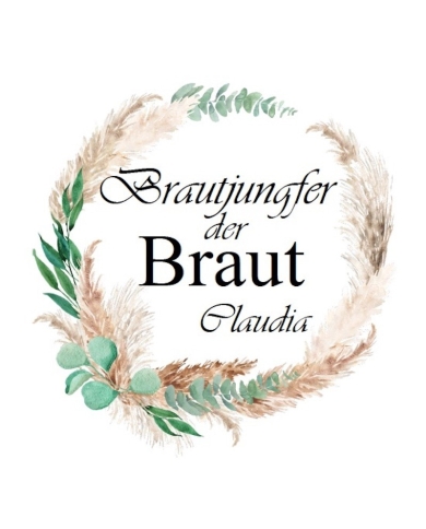 Aufkleber Set 'Team Braut' - personalisiert