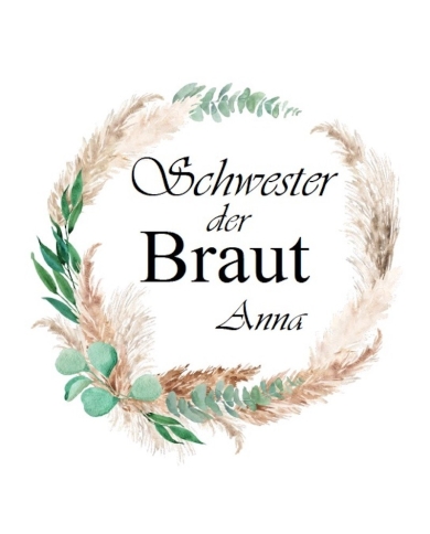 Aufkleber Set 'Team Braut' - personalisiert