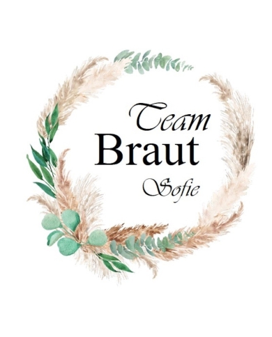 Aufkleber Set 'Team Braut' - personalisiert