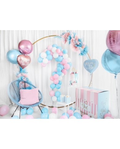 Ballon 'Mom to Be' – Cœur rose