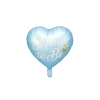 Folienballon Herz 'Mom to be' - blau