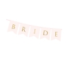 Guirlande 'Bride ♡ Groom' - rose