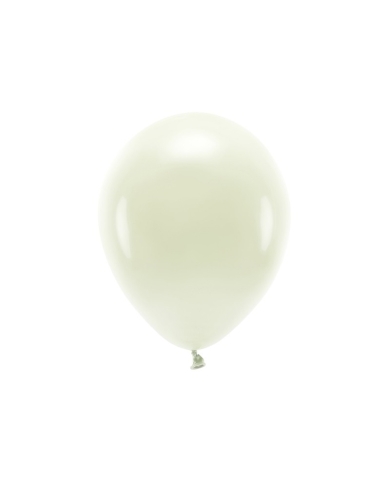 Luftballons Eco Pastell - Creme (10 Stück)