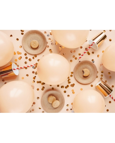 Luftballons Eco Pastell - Pfirsich (10 Stück)