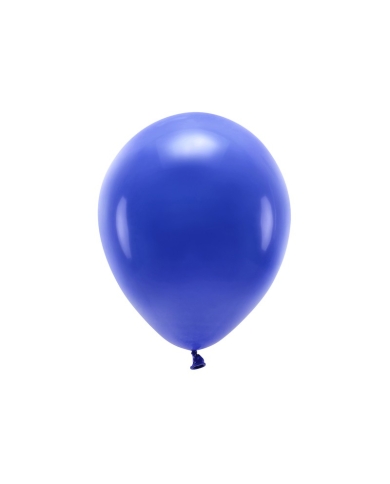 10 x Ballons Eco Pastel - Bleu marine - The-Weddingshop