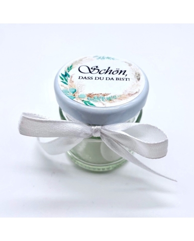 Miniglas 'Schön dass du da bist - Pampas'