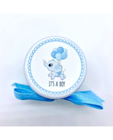 Pot à dragées 'Eléphant de bébé - It's a Boy'