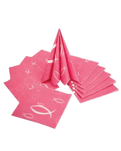 Deko Set 'Fisch Motiv' - rosa