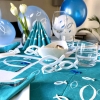 Deko Set 'Fisch Motiv' - blau- The-Weddingshop