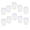 10 x Lanternes volantes blanches (100%biodégradable) - The-Weddingshop