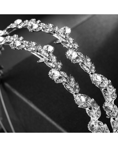 Brautschmuck - Haarreif 'Blätter' - The-Weddingshop.ch