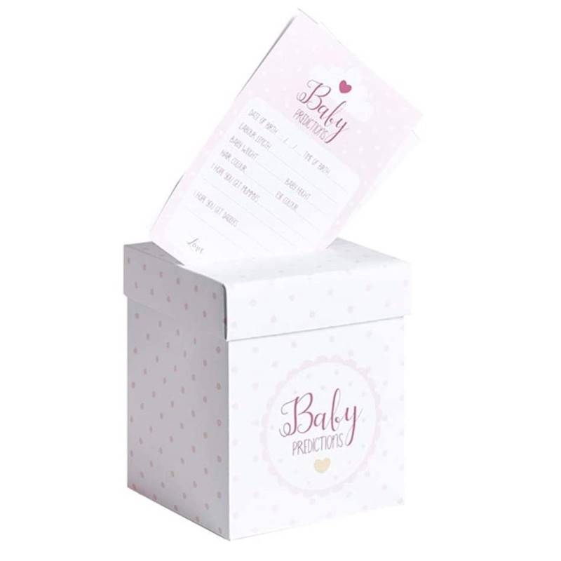 Baby Vorhersag Spiel - rosa - The-Weddingshop.ch