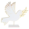 Tischdekoration Taube - Holz
