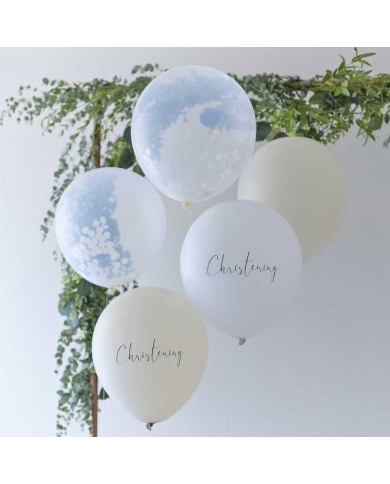 5 Set de ballons 'Christening - The-Weddingshop.ch