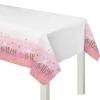 Tischdecke 'Oh Baby' rosa - The Weddingshop