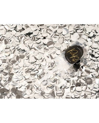 Confettis push pop - argent - The-Weddingshop
