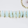 Tassel-Girlande blau/gold