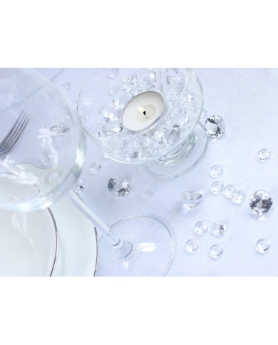 Cristaux de diamant 10 cristaux 20 mm