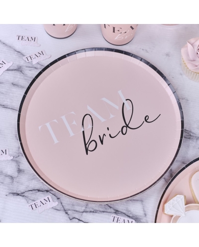 EVJF ♥ 8 Assiettes Team Bride - Boho ♥ the-weddingshop.ch