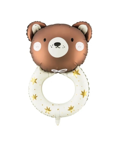 Folienballon 'Teddybär Rassel'