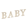 Grandes lettres en bois 'Baby'