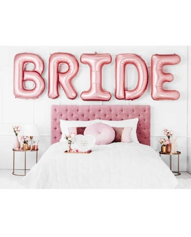 Ballon géant 'Bride' - rose gold