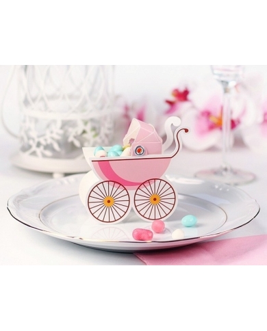 Kartonage Kinderwagen 