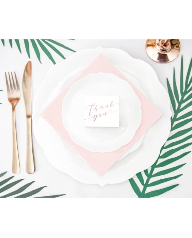 10 boîtes à dragées 'Thank you'