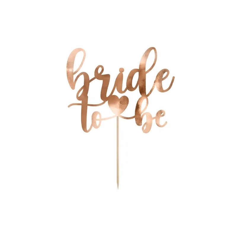 Cake Topper 'Bride to be' / The-Weddingshop