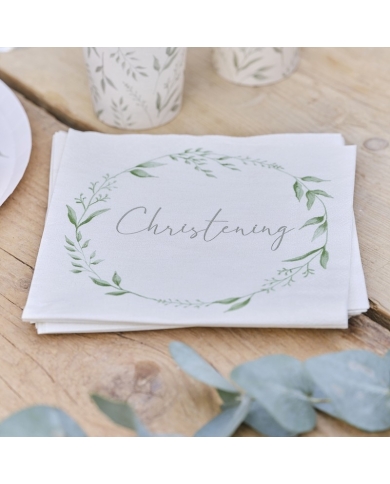Servietten 'Christening'