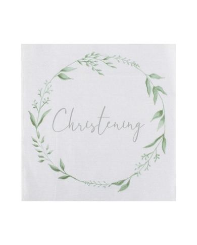 Servietten 'Christening'