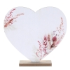 Décoration en coeur bois 'Romance'