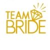 Tatouage 'Team Bride Diamond' - or