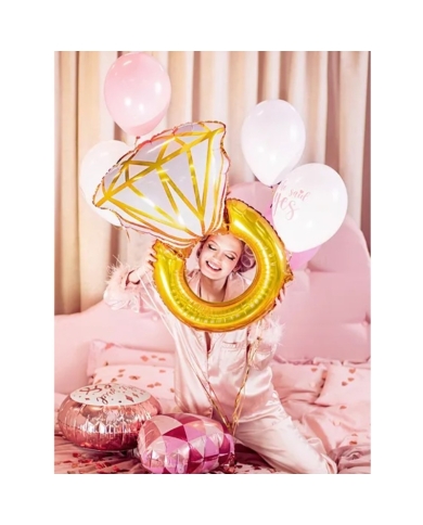 Ballon-Set 'She said yes' (6 Stück)