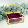 Personalisierte Ringbox aus Glas