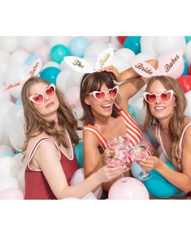 Haarreifen Set 'Bride Babes' (6 Stück) - The-Weddingshop