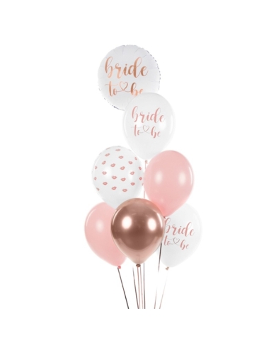 6 Ballons 'Bride to be Mix'